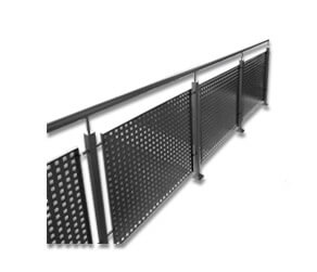 Blach perforowane na balkony, balustrady, elewacje